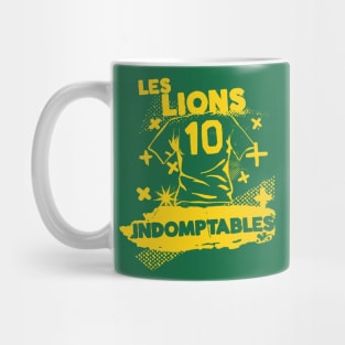 Vintage Cameroon Football // Retro Grunge Cameroon Soccer Mug